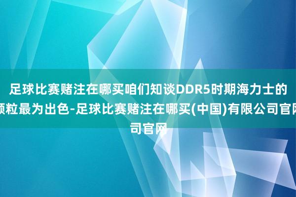 足球比赛赌注在哪买咱们知谈DDR5时期海力士的颗粒最为出色-足球比赛赌注在哪买(中国)有限公司官网