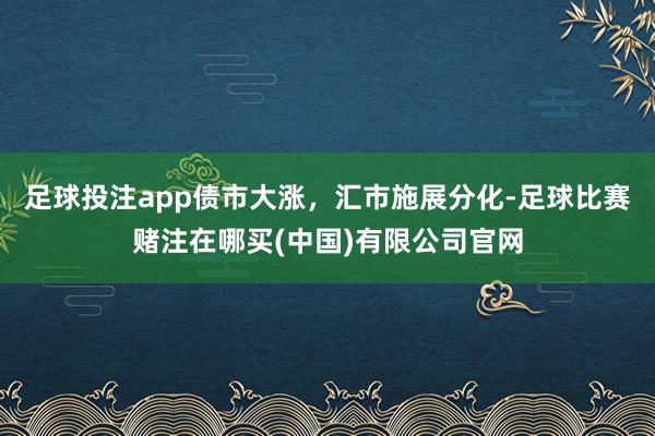 足球投注app债市大涨，汇市施展分化-足球比赛赌注在哪买(中国)有限公司官网