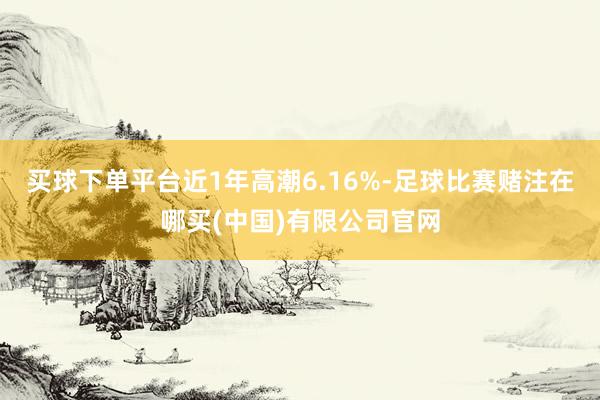 买球下单平台近1年高潮6.16%-足球比赛赌注在哪买(中国)有限公司官网