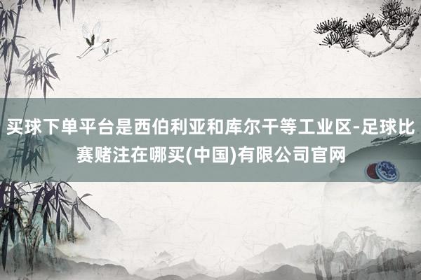 买球下单平台是西伯利亚和库尔干等工业区-足球比赛赌注在哪买(中国)有限公司官网