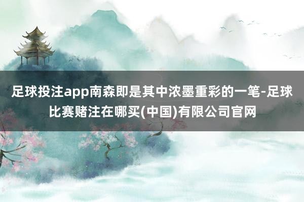 足球投注app南森即是其中浓墨重彩的一笔-足球比赛赌注在哪买(中国)有限公司官网