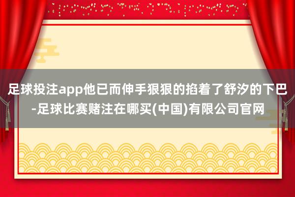 足球投注app他已而伸手狠狠的掐着了舒汐的下巴-足球比赛赌注在哪买(中国)有限公司官网